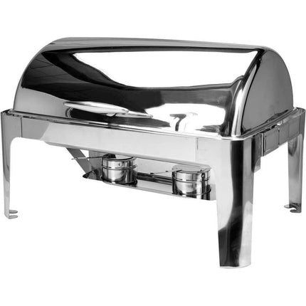 YATO professionele chafing dish / warmhoudbak 1/1 GN met roldeksel 9L RVS YG-04140