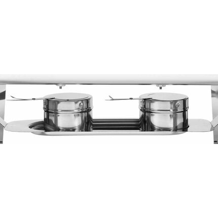 YATO professionele chafing dish / warmhoudbak 1/1 GN met roldeksel 9L RVS YG-04140