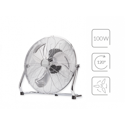 MPM Luchtcirculatie grondventilator MWP-01 100W 50cm RVS