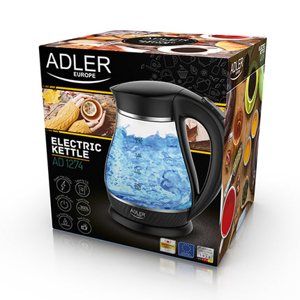 Adler waterkoker 1,7 l AD1274b zwart