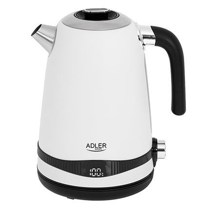 Adler waterkoker met temperatuur regeling 1,7L AD 1295 wit