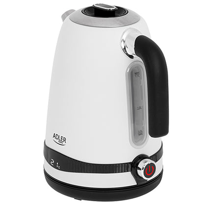 Adler waterkoker met temperatuur regeling 1,7L AD 1295 wit