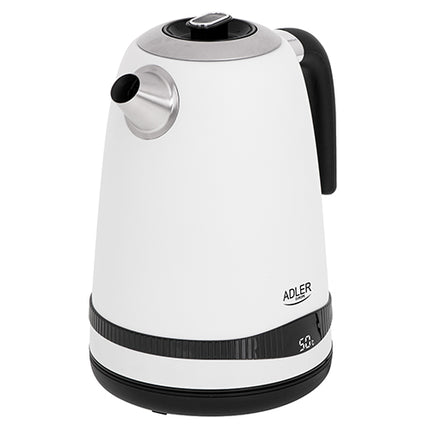 Adler waterkoker met temperatuur regeling 1,7L AD 1295 wit
