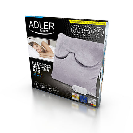 Adler Europe AD 7403 elektrische voetenwarmer/ handwarmer grijs