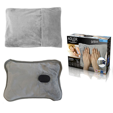 Adler AD 7427 elektrische heet water kruik met fleece kussen