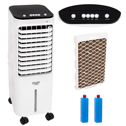 Adler 3 in 1 luchtkoeler / air cooler 12L AD 7913 wit/zwart