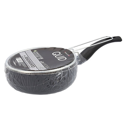 Quid Hydra steelpan met frituur mandje 20 cm zwart