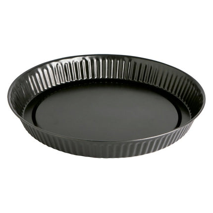 Quid ronde bakvorm / cakevorm Ø 32 cm RVS antraciet