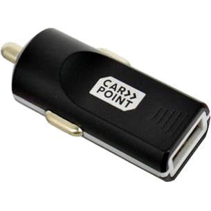 Carpoint autolader USB 12/24 Volt 2,4 Ampère zwart