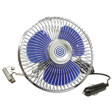 Carpoint ventilator voor in de auto 12 Volt 15 cm zilver