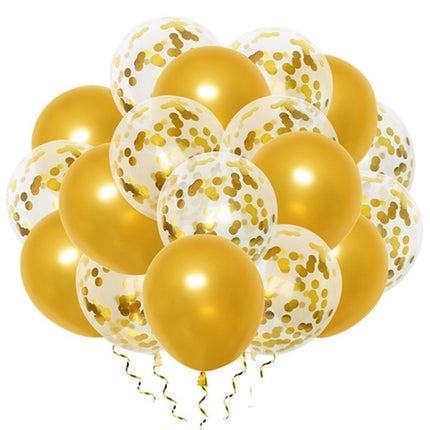 VSE luxe confetti ballonnen 20 stuks goud
