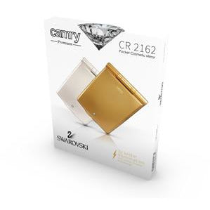 Camry Swarovski spiegel met verlichting CR 2162 wit