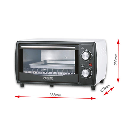 Camry elektrische mini oven 9L CR 6016 wit/zwart
