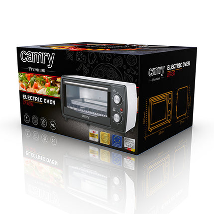 Camry elektrische mini oven 9L CR 6016 wit/zwart