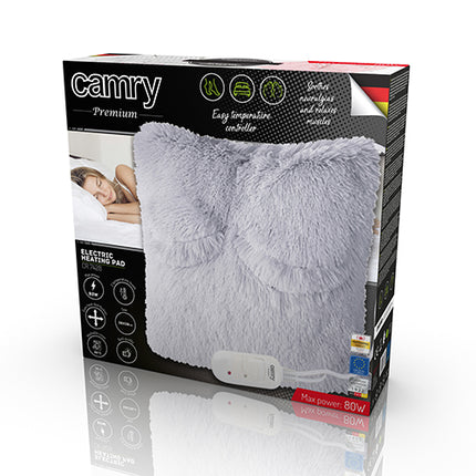 Camry Premium CR 7428 elektrische verwarmingskussen 38 x 38 cm grijs