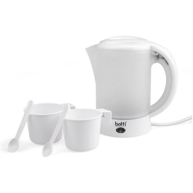 Botti Teo camping / reis waterkoker 650W 0,6L wit / doorzichtig