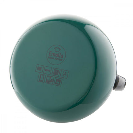 Emalia Boho fluitketel emaille groen 2.2 Liter - ook geschikt voor inductie