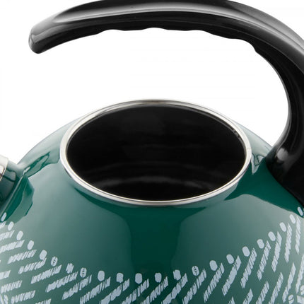 Emalia Boho fluitketel emaille groen 2.2 Liter - ook geschikt voor inductie