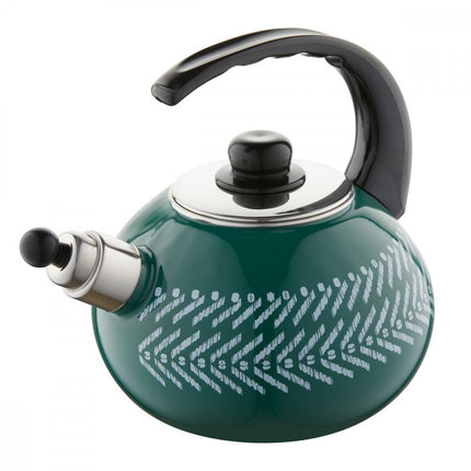 Emalia Boho fluitketel emaille groen 2.2 Liter - ook geschikt voor inductie