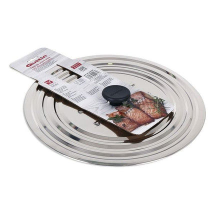 Quttin braadpan / koekenpan spatdeksel RVS Ø 30 cm zilver