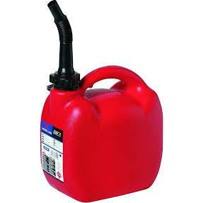 Car Plus jerrycan met flexibele vulslang 10L kunststof rood