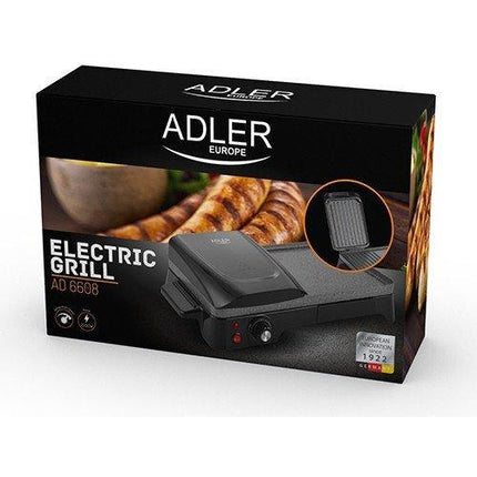 Adler elektrische contactgrill 2200W AD 6608 zwart