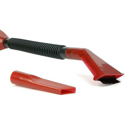 Autostofzuiger met lamp 12V sigaretten aansluiting rood / zwart