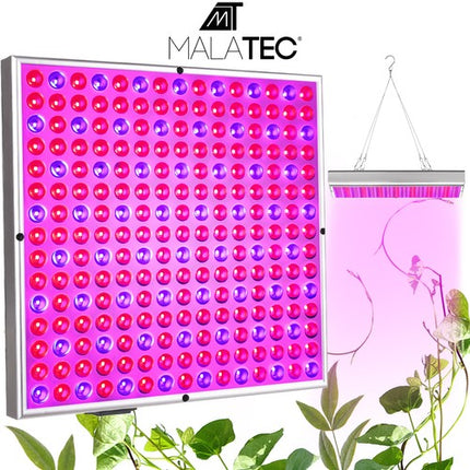 Malatec LED groeilamp / kweeklamp / grow light full spectrum 35 Watt 31 x 31 cm 225 LEDs