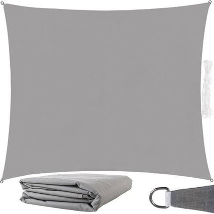 Gardlov waterproof schaduwdoek grijs UV bestendig  3 x 2 m