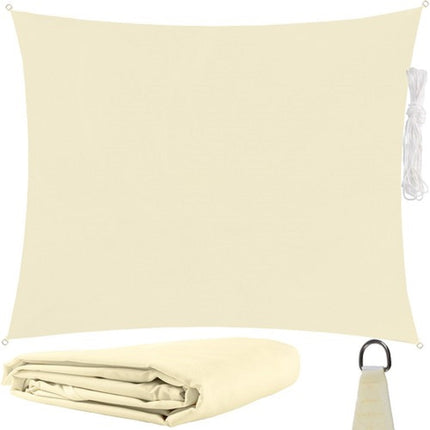 Gardlov waterproof schaduwdoek crème UV bestendig  3 x 2 m