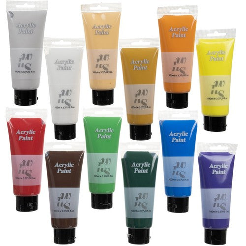 Maaleo 12 kleuren acryl verf 100 ml