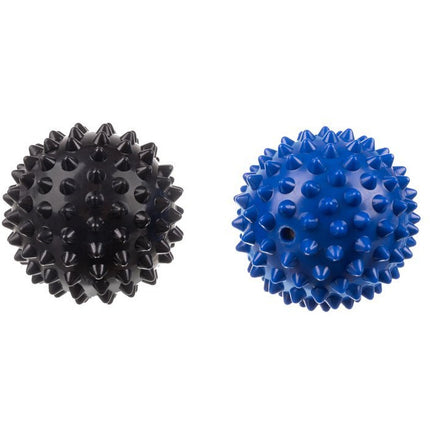 Trizand Acupressuur mat met kussen en massageballen inclusief opbergzak blauw