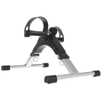 Malatec revalidatietrainingsfiets - stoelfiets - deskbike - bureaufiets met verstelbare weerstand en LCD computer zwart / zilver