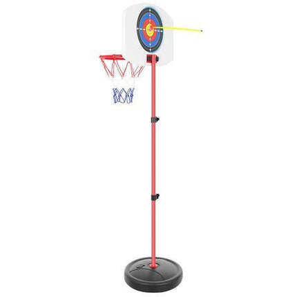 Basketbal set met pomp en bal inclusief pijl en boog set met schietbord