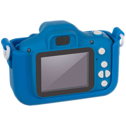 Kruzzel full HD digitale camera voor kinderen met mini SD kaart blauw