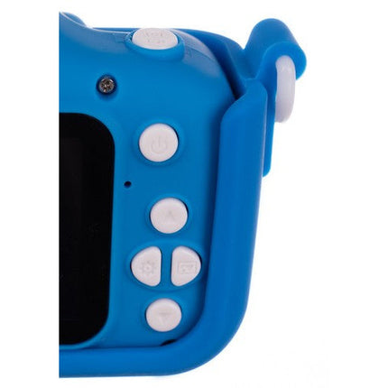 Kruzzel full HD digitale camera voor kinderen met mini SD kaart blauw