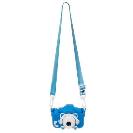 Kruzzel full HD digitale camera voor kinderen met mini SD kaart blauw