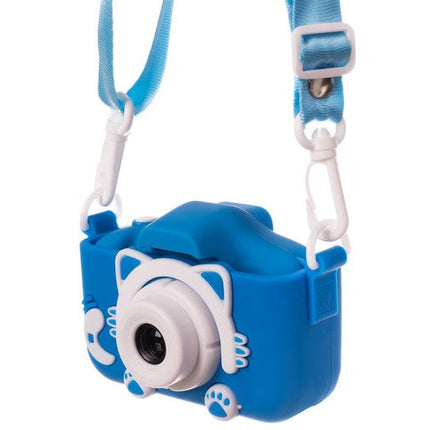 Kruzzel full HD digitale camera voor kinderen met mini SD kaart blauw