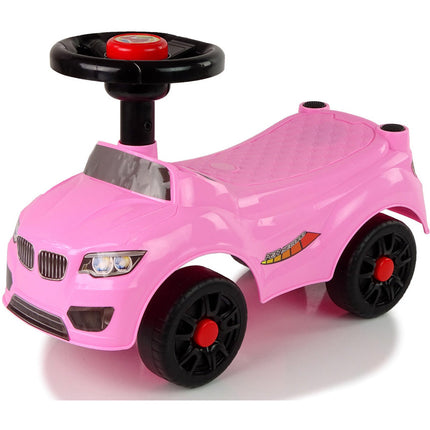 Starlight shadow BMW loopauto met claxon vanaf 1 jaar 46 x 22 x 33 cm roze