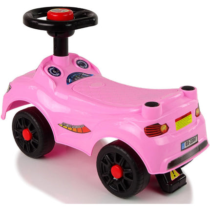 Starlight shadow BMW loopauto met claxon vanaf 1 jaar 46 x 22 x 33 cm roze
