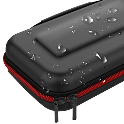 Nintento switch opberg case van hard materiaal met vak voor 10 spellen zwart
