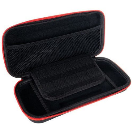 Nintento switch opberg case van hard materiaal met vak voor 10 spellen zwart