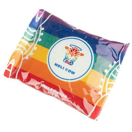 Holi cow 10 x 100 gr gekleurde holi poeder voor festivals en evenementen - Colour run powder