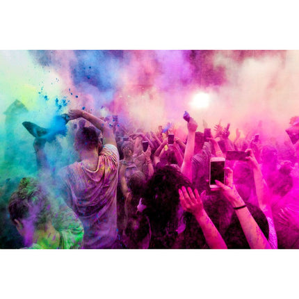 Holi cow 10 x 100 gr gekleurde holi poeder voor festivals en evenementen - Colour run powder