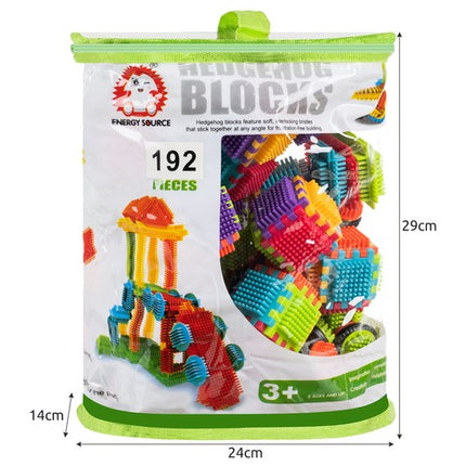 192-delige constructie bouw speelgoed set hedgehog blocks multikleur