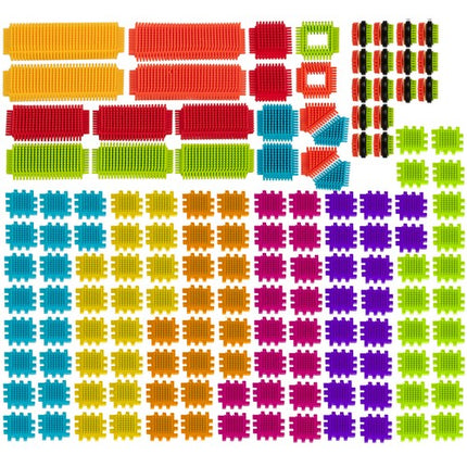 192-delige constructie bouw speelgoed set hedgehog blocks multikleur
