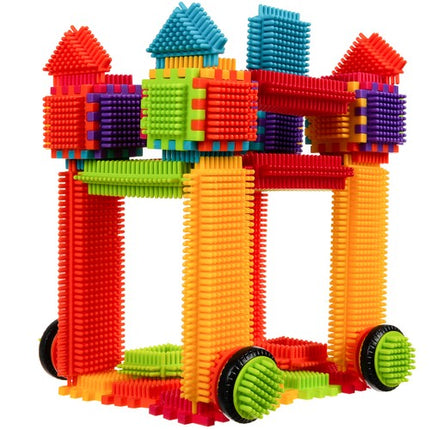 192-delige constructie bouw speelgoed set hedgehog blocks multikleur
