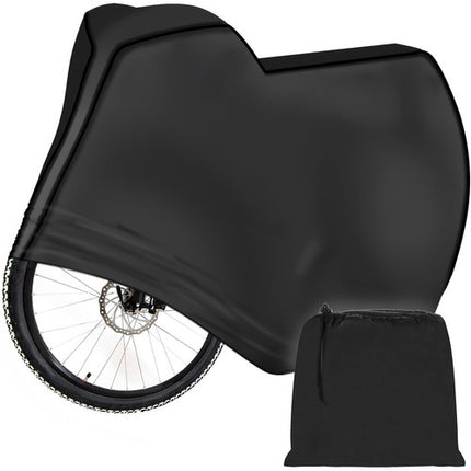 Malatec waterdichte fietshoes met opbergzak zwart - Ook geschikt voor scooters en elektrische fietsen