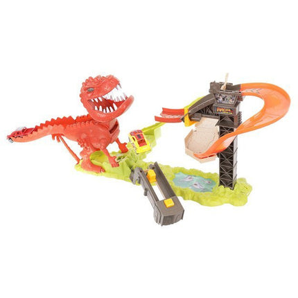 Dinosaurus Lanceerbaan Racebaan - Stuntbaan met 2 Auto's - Elektrisch Speelgoed