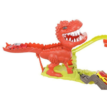 Dinosaurus Lanceerbaan Racebaan - Stuntbaan met 2 Auto's - Elektrisch Speelgoed